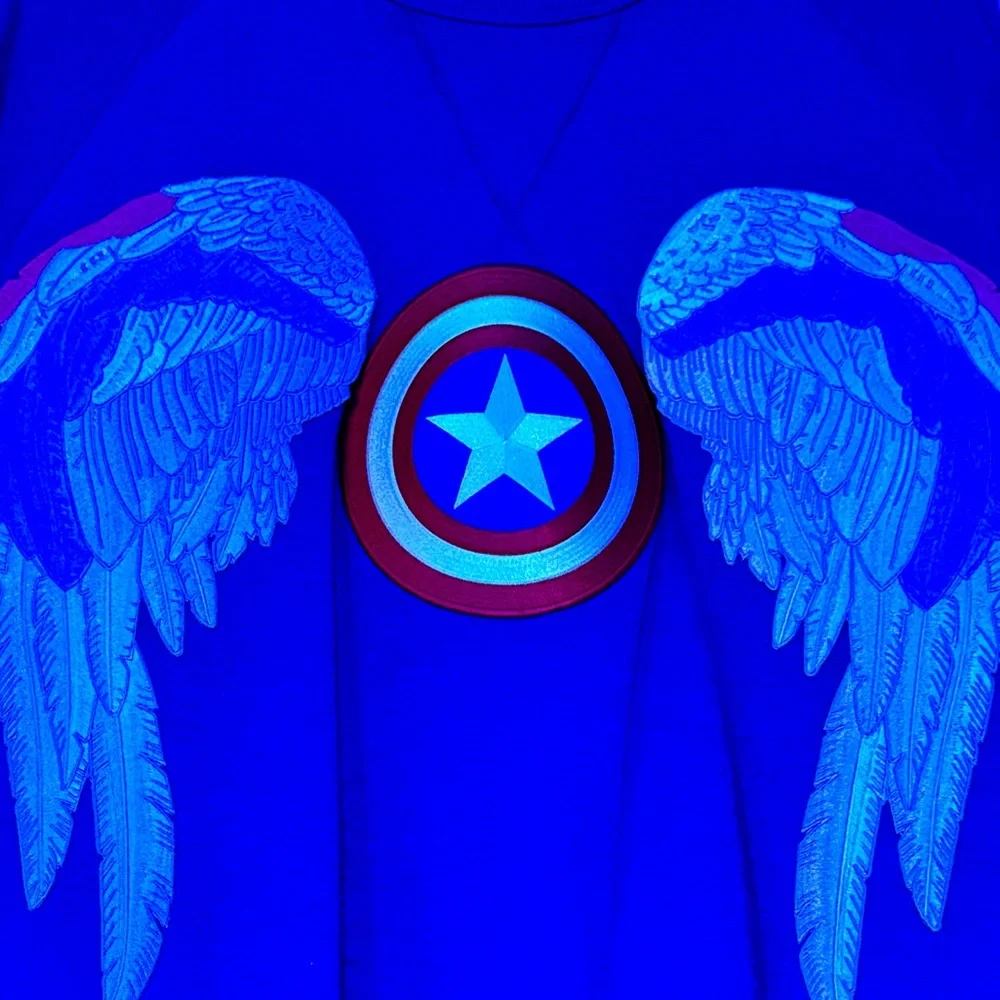 Captain America (Sam Wilson) Terry Crew Sweater
